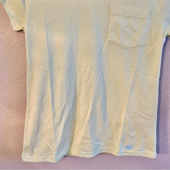 NWT Dickies Tee Small Neon Yellow Lime Performance Workwear Short Sleeves Cute! - Picture 3 of 11